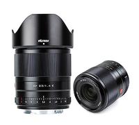 VILTROX AF 23/1.4 E-Mount Objetivo Prime Enfoque Automático para Sony E Monte (Formato APS-C, 23mm f1.4, diámetro Filtro: 52mm,) Negro