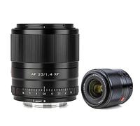 VILTROX AF 23/1.4 XF Objetivo Enfoque Automático para Fuji X Monte (Formato APS-C, 23mm f1.4, diámetro Filtro: 52mm,) Negro