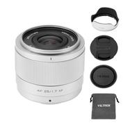 VILTROX AF 25mm F1.7 Fuji X Air APS-C - Objetivo de enfoque automático | Lente de enfoque automático AF ligero con gran apertura, óptica de alta calidad, compatible con cámaras Fujifilm X Mount