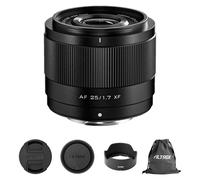 VILTROX AF 25mm F1.7 Lente para Montura Fuji X, Lente Prime APS-C Enfoque automático de Gran Apertura f/1.7 Compatible con cámaras Fuji con Montura X X-A1 X-E1 X-M1 X-Pro2 X-Pro3 X-S10 XT30II X-H2S