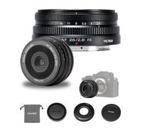 VILTROX AF 26 mm F2.8 EVO Lente de enfoque automático de fotograma completo | Lente de gran angular Pancake FE para cámaras Sony E-Mount, compatible con Sony a7IV a7V a7III a7CII a7RV a7SIII ZV-E10II