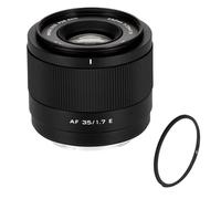 Viltrox AF 35mm F1.7 Air E - Objetivo Compacto y Luminoso | Autofoco STM Silencioso | Diseño Metálico Ligero | Filtro Protector UV Incluido | Ideal para Retratos y Callejera
