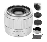 VILTROX AF 35mm F1.7 APS-C - Objetivo de enfoque automático para Fuji X | 170 gramos, longitud focal dorada de 35 mm, apertura grande F1.7, compatible con X-S10 X-S20 X-A7 X-E2, etc