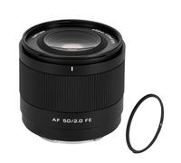 Viltrox AF 50mm F2.0 Air FE - Kit con Filtro Protector UV | Objetivo Full Frame Compacto y Ligero | Autofoco STM Silencioso | Ideal para Retratos, Calle y Vídeo