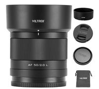 VILTROX AF 50mm F2 Objetivo Full Frame para Montura L | Lente ultra ligera de 50 mm de formato completo con F2.0, STM-AF silencioso y perspectiva natural, ideal para uso diario y