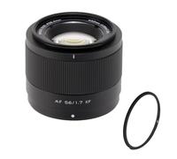 Viltrox AF 56mm F1.7 Air XF - Kit con Filtro Protector UV | Objetivo Retrato APS-C Luminoso y Compacto | Autofoco STM Silencioso | Ideal para Foto y Vídeo