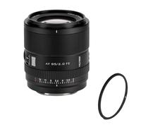 Viltrox AF 85mm F2.0 EVO - Kit con Filtro Protector UV | Objetivo de Retrato Full-Frame F2.0 con Autofoco STM | Compacto, Luminoso y Ligero para Sony E
