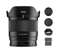 VILTROX AF 9mm f/2.8 Air APS-C Objetivo para Montura Sony E, 113.8° Ultra Gran Angular STM Prime Enfoque automático para Retratos Lente Compatible con Sony a7RV a9II a7CII ZVE1 A1 a6700 a6400 a7iii