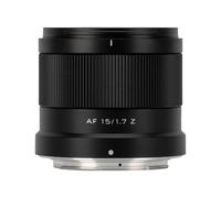 VILTROX AF - Lente de cámara de aire F1.7 de 15 mm APS-C, enfoque automático, gran angular, gran apertura, peso ligero (para Nikon Z)
