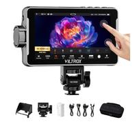 VILTROX DC-550 Pro II 5,5" 1400 nits Monitor de Campo para cámara, Monitor de vídeo táctil 4K@60Hz HDMI 2.0 con Piel de Cebolla, Control cámara USB/Wi-Fi, 3D LUT, giroscopio, De-Squeeze , Forma Onda