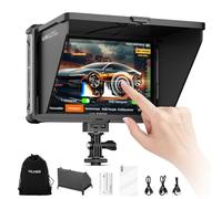 VILTROX DC-L1 Monitor de Campo de La Cámara de Pantalla Táctil Externo Camera Monitor 600Nit 7 Pulgadas 1280x800 IPS 4K HDMI 3D LUT con Batería Parasol para Sony Canon Nikon Fuji DSLR
