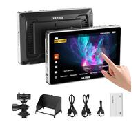 VILTROX DC-L2 Monitor de Campo de Cámara de 7 Pulgadas con Pantalla Táctil Full HD 1280x800 IPS 4K HDMI/3G-SDI Loop in/out, LUTs 3D, Asistencia de Pico, Forma de Onda, Alcance Vectorial, Batería