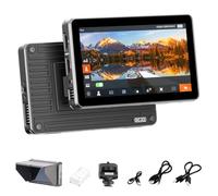 VILTROX DC-X2 2000 Nits Monitor de Campo de Cámara Pantalla Táctil 6" Monitor Cámara DSLR con FHD 1920X1080 IPS, 4K HDMI Entrada/Salida en Bucle, LUT 3D, Video de Forma de Onda Parasol, Batería