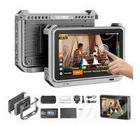 VILTROX DC-X2 Cage 6" SDI Monitores De Campo De La cámara Super Bright Luz del Día Visible Monitor Externo para 4k DSLR Monitor De Pantalla Táctil con Sunshield 2200 MAh Batería para Sony Canon Nikon