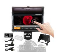 VILTROX DC-X2 Camera Field Monitor 2000Nits 6 Pulgadas DSLR Camera Monitor | Touchscreen 4K HDMI 1920x1080 IPS 3D Lut Video Field Monitor con batería de 2200 mAh y Parasol 3D LUTs para Sony Canon Nikon