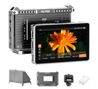 VILTROX DC-X2 SDI Monitor de pantalla táctil 4K de 6 pulgadas con jaula de conejo, monitoreo de video de 1920 x 1080, LUT 3D, desfile RGB, pico de enfoque, con parasol