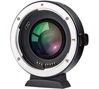 Viltrox EF-FX2 Adaptador de lente de enfoque automático, reductor focal 0.71x, adaptador de montaje de lente para lentes de la serie EF a cámaras Fuji X-Mount sin espejo X-T3/X-T2/X-T1/X-T10/X-T20