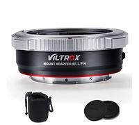 VILTROX EF-L Pro Adaptador de Montura de Objetivo de Enfoque Automático con Bloqueo de Seguridad Compatible con Canon EF/EF-S Lente a L Mount Cámara Leica SL2/Lumix S1 S1H S5/Sigma fp L