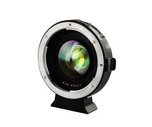 VILTROX EF-M2 II 0.71x Réducteur focale Speed Booster Adaptador Objetivo para Canon EF Montura de Lente a cámara M43 Panasonic GF1 GH4 GH5 Olympus E-M5 E-M10 E-PL1