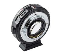 VILTROX EF-M2II - Adaptador de potenciador de objetivo para Canon EF Mount Series a cámara M43 GH4 GH5 GF6 GF1 GX1 GX7 E-M5 E-M10 E-PL5