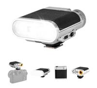 VILTROX Flash de cámara retro Z1 Vintage - Hot Shoe Speedlite para cámaras DSLR y sin espejo, carga rápida tipo C, brillo ajustable, caja de luz desmontable, iluminación de fotografía portátil