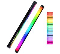 VILTROX K60 Lámpara de vídeo LED RGB, Palo de luz de vídeo LED RGB de 360° de Mano con Control de aplicación, 2500K-8500K Regulable, CRI97+, batería de 2200mAh, 26 escenas de luz, Pantalla LCD