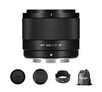VILTROX Lente 25 mm f/1.7 XF para Fuji X, lente STM de gran apertura compatible con X-Mount X-T5, X-T4, X-T30 II, X-S10, X-T200, X-T30, X-T20, X-H1, X-H2, X-T3, X-T100