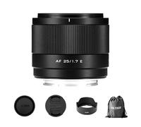 VILTROX Lente APS-C de 25 mm f/1.7 F1.7 con enfoque automático de gran apertura, lente Dispo FE compatible con cámaras Sony E-Mount A6400 A6500 A6600 A6700 ZV-E10 A7C A7RII A7SII A7II A7RIII A9 A1