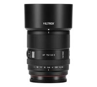 VILTROX Lente de montaje E de 75 mm f/1.8 EVO, AF 75 mm F1.8 de gran apertura enfoque automático APS-C Prime lente compatible con cámaras Sony E-Mount sin espejo Alpha a7III a7R a7RII a7S a7SII a9 a7C