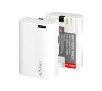 VILTROX LP-E6 LP-E6N LP-E6NH Batería de Repuesto para cámara de 2400mAh con Carga rápida USB Tipo C Compatible con Canon EOS R5 R6 R6II R7 5D II III IV 6D 6DII 70D 80D 90D
