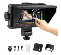 VILTROX Monitor de campo HDMI 4K 10bit 5.5 pulgadas, 1200 nits, pantalla táctil, kit video portátil 3D LUT batería, asistente enfoque onda RGB cámara (DC-550 Pro)