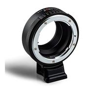 Viltrox NF-M4/3 Adaptador de montura de lente de enfoque manual para Nikon G/F/AI/S/D tipo lente a M4/3 Montura cámara GH5 GH4 GF1 GF6 GX85 GX7 E-M5 E-M10 E-M10II E-PL3 Pen-F con dial de apertura