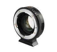 VILTROX NF-M43X 0.71x Réducteur focale Speed Booster Adaptador Objetivo para Nikon F Mount Lentes a Micro Four Thirds M43 Cámara Enfoque Infinito Manual