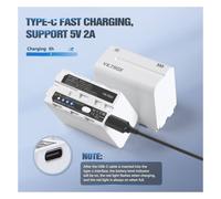Viltrox NP-F970 Batería 6600mAh con USB-C Compatible Tipo Sony NP-F