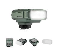 VILTROX Spark Z3 F Z3-F TTL - Flash de cámara, 26 W, 6500 K, 7 niveles, 650 mini flashes de potencia completa, GN16, flash Speedlite de tiempo de reciclaje de 1 s para cámaras Fuji (verde, para Fuji)