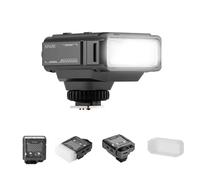 VILTROX Spark Z3 F Z3-F TTL Flash de cámara, 26 W 6500 K, 7 niveles 650 mini flashes de potencia completa, GN16,1s Tiempo de reciclaje Speedlite Flash para cámaras Fuji (gris, para Fuji)