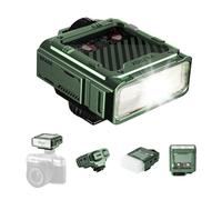 VILTROX Spark Z3 TTL Speedlite - Flash de cámara para Fujifilm, GN8 6500 K Mini cámara flash con 26 W de potencia, 7 niveles de potencia, 650 flashes a plena potencia, 1 s de reciclaje, Softbox (verde