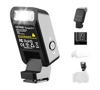 VILTROX Vintage Z2-C Mini Flash Speedlite, GN6 Flash potente de 6500k TTL para cámara con 5 niveles de potencia, 700 de potencia completa, 10Ws de salida, 2s de reciclaje, Mini Flash de cámara