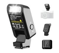 VILTROX Vintage Z2 Plegable TTL Speedlite Flash Cámara Mini para Fujifilm | 52g Compacto Speedlite Flash Zapata Caliente con 2s Reciclaje,700 Flashes,5 Niveles de Potencia(1/16-1/1),Carga Rápida Type-C