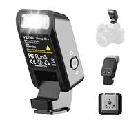 VILTROX Vintage Z2 Plegable TTL Speedlite Flash Cámara Mini para Sony | 52g Compacto Speedlite Flash Zapata Caliente con 2s Reciclaje,700 Flashes,5 Niveles de Potencia(1/16-1/1),Carga Rápida Type-C