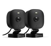 VIM TAG 2,5K Cámara Vigilancia WiFi Exterior/Interior - Camaras Vigilancia Domicilio WiFi Seguridad IP65, Visión Nocturna Color, Detección Humana, Sirena, 24/7 Grabación Continua, Compatible Alexa