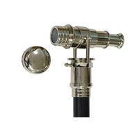 Vimal Nautical Top Nautical Spy Telescopio Steampunk Design Bastón de latón mango de madera victoriana bastón hecho a mano plegable