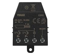 Vimar 03992 Relé magnético Quid para luces de impulsos secuenciales ON/OFF con indicador luminoso del estado de la carga, 1 ingr botón NO, 1 ingr botón de reinicio, 1 salida de relé NO
