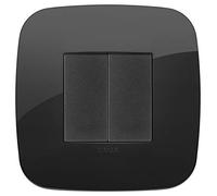 Vimar 0K03925.08 Arké - Kit de control inalámbrico y sin pilas, VIEW inalámbrico estándar Bluetooth con soporte, botones, placa de 2 m