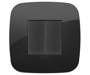 Vimar 0K03925.08 Arké - Kit de control inalámbrico y sin pilas, VIEW inalámbrico estándar Bluetooth con soporte, botones, placa de 2 m
