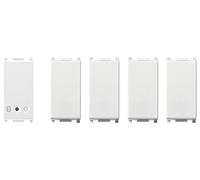 Vimar 0K14592.01 Kit conmutadores conectados Plana, blanco