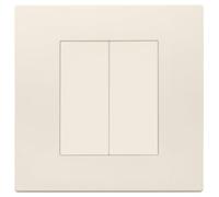 Vimar 0K30504.C Kit interruptor inteligente inalámbrico ni batería, 4 botones basculantes, 4 funciones, View Wireless - Estándar Bluetooth (1 mando, 1 soporte, 2 teclas, 1 placa de 2 m)