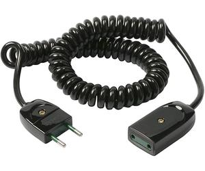 Vimar 0p32322 Cable alargador Extensible, 2 x 0.75, 3 m, Negro (Paquete de 5)