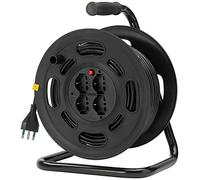 VIMAR 0P32733 Enrollador de Cable 2P + T 16 A 230 V ~ con disyuntor térmico de protección, Multicolor, 45 m