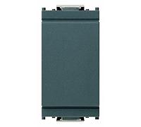 Vimar 0T16542 Idea - Tapa para Orificio con Frente Liso Gris, 2 Unidades